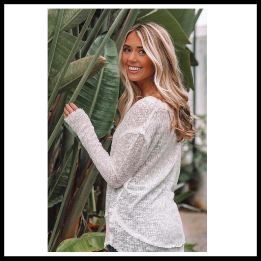 FREE PEOPLE BOHO PULLOVER V-NECK TUNIC TOP A3C - Picture 4 of 15